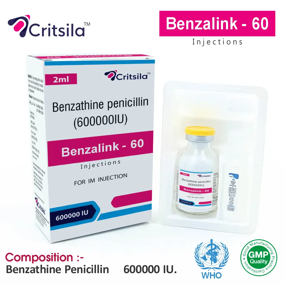 Benzathine Penicillin G 600,000 IU Injection Packaging